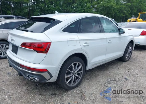 2022 Audi Sq5 Sportback Premium Plus Tfsi Quattro Tiptronic z USA, uszkodzony, nr VIN WA124AFY8N2127455